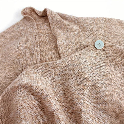 Autumn And Winter Loose Sweater Coat Plus Size Grayceful LLC