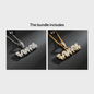 Men's Punk Classic Luxury with Synthetic Cubic Zirconiaia Pendant Hip Hop Gothic Cool Men's Necklace Fashion Jewelry Accessories Gift Jewelry NovaCart