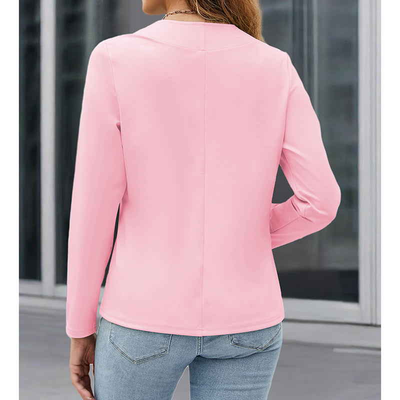 Women’s Plus‑Size Open‑Front Casual Blazer FitiqueFit