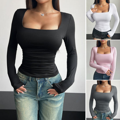 Pullover Tight Casual Fashion Tops Women See size chart under “more details” The Fashion Celestial