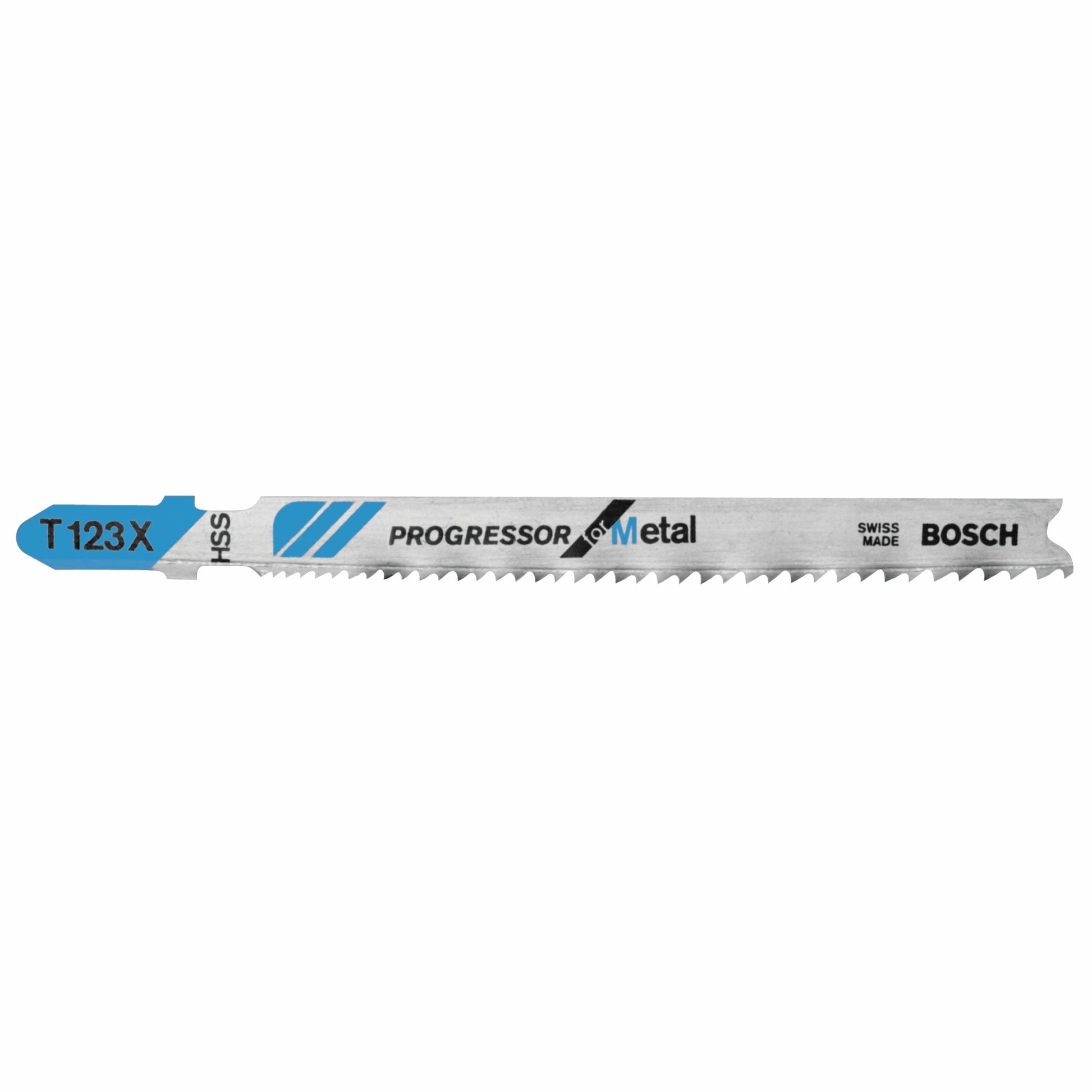 BOSCH T123X3 3 pc. 4 In. 10-24P TPI Progressor for Metal T-Shank Jig Saw Blades VM Hardware