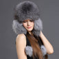 Women’s Korean Fox Fur Lei Feng Hat – Warm Winter Ear Protection Hat FitiqueFit
