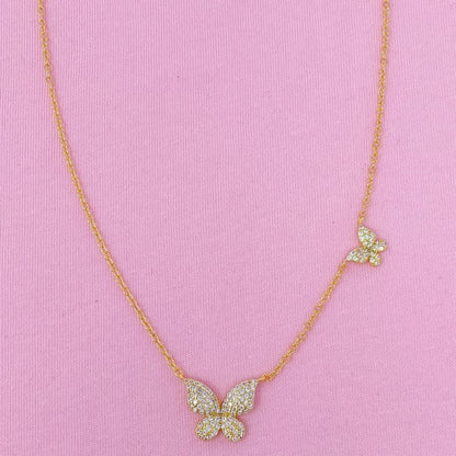 Double Shine Butterfly  Necklace Shop Style & More | Fresh Looks, Everyday Deals & Free Shipping