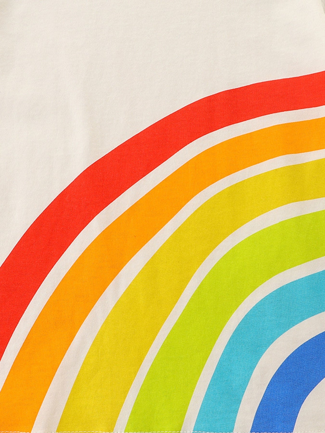 Children's Rainbow Graphic Crew Neck T-Shirt New Era Fashion LLc