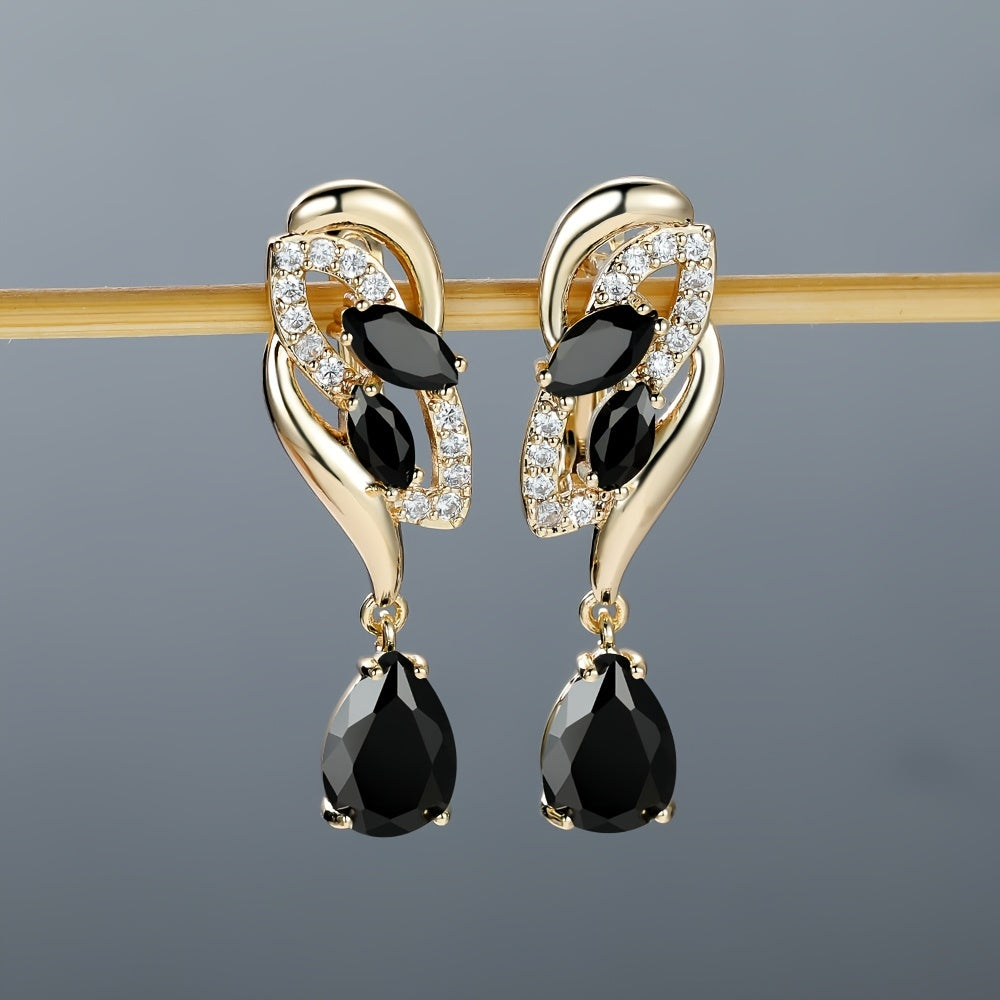 Romantic Flower Dangle Earrings Women Birthstone Party Earrings Jewelry Gifts NovaCart