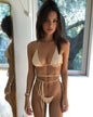 Minimalist Sexy Bikini Swimsuit Set