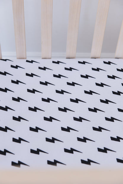 Bowie (ribbed) - Crib Sheet Blush Lotus