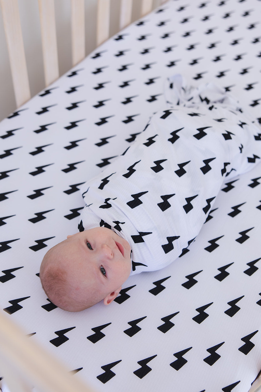 Bowie (ribbed) - Crib Sheet Blush Lotus