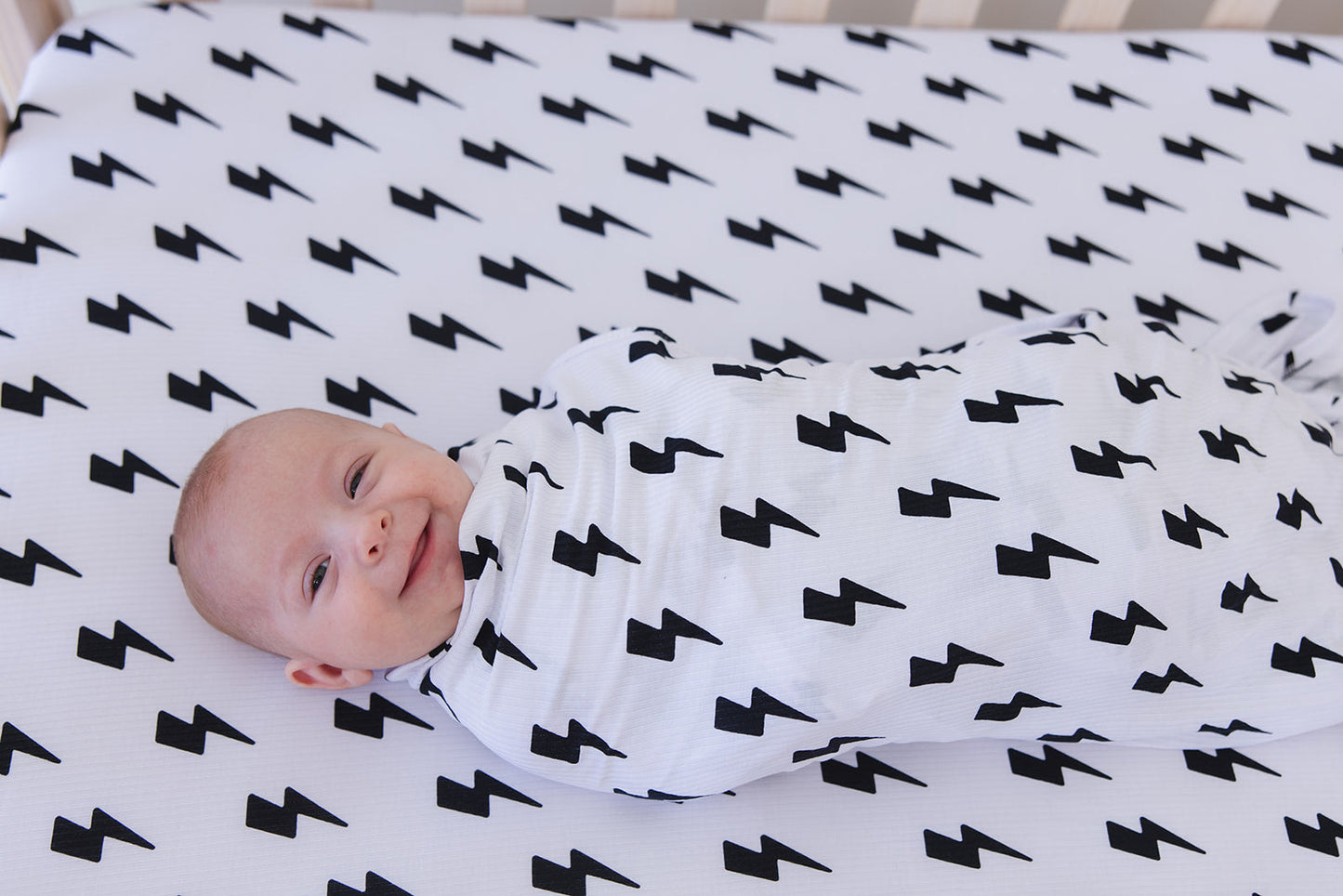 Bowie (ribbed) - Crib Sheet Blush Lotus