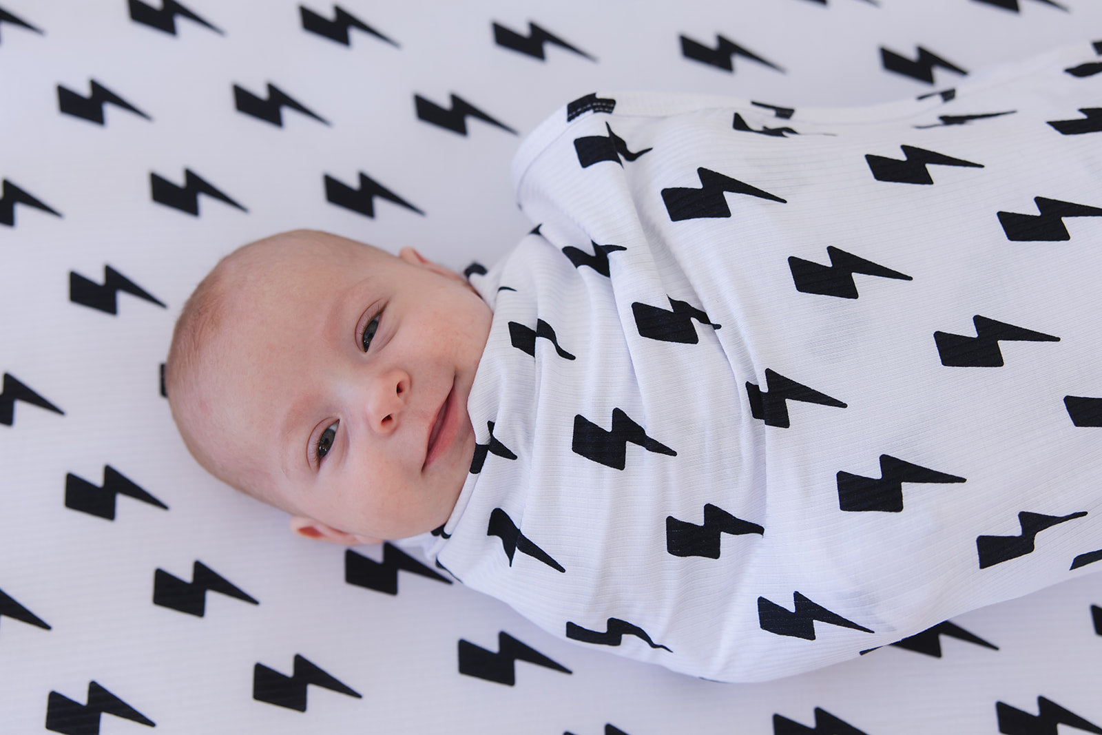 Bowie (ribbed) - Crib Sheet Blush Lotus