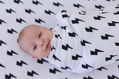 Bowie (ribbed) - Crib Sheet Blush Lotus