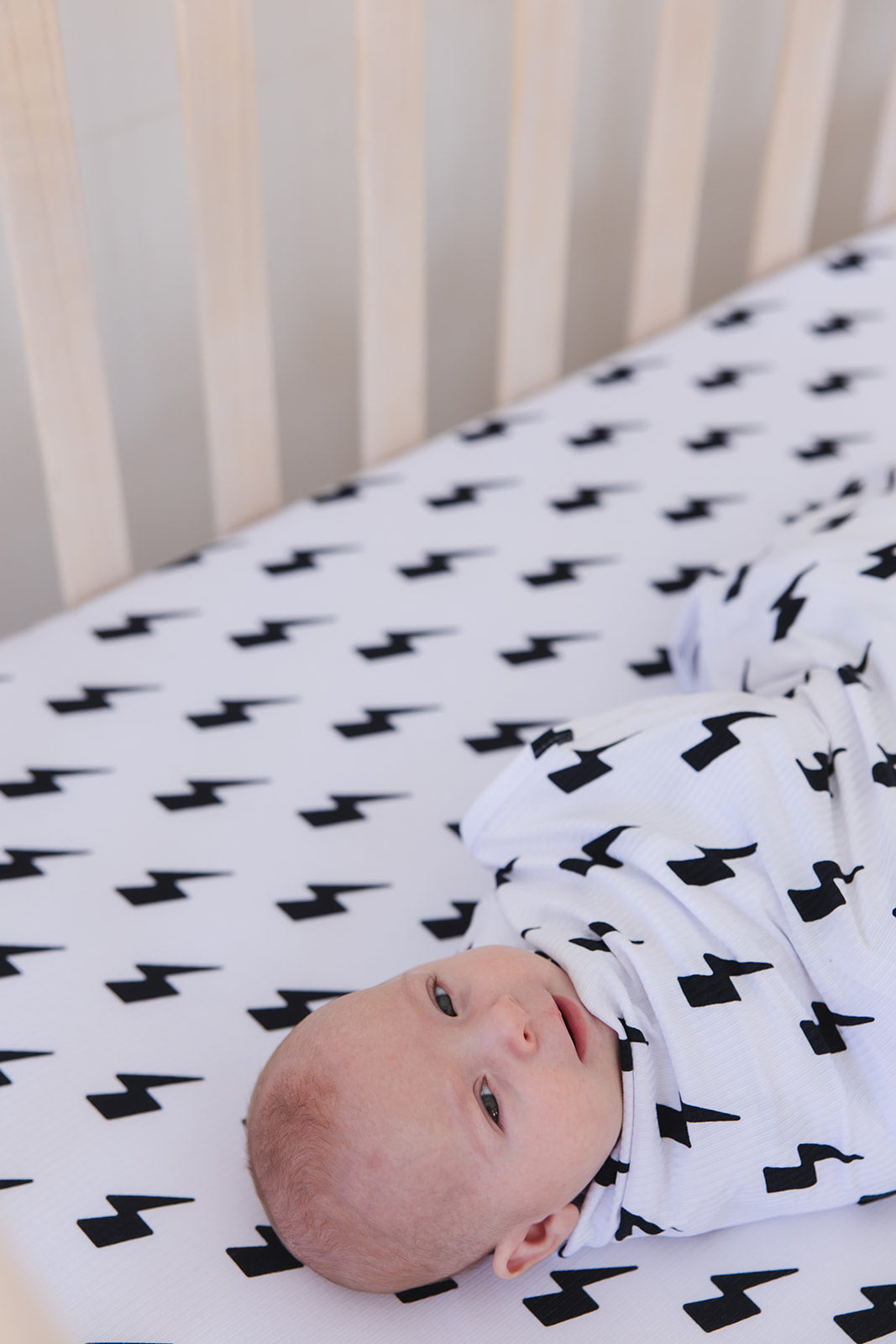Bowie (ribbed) - Crib Sheet Blush Lotus