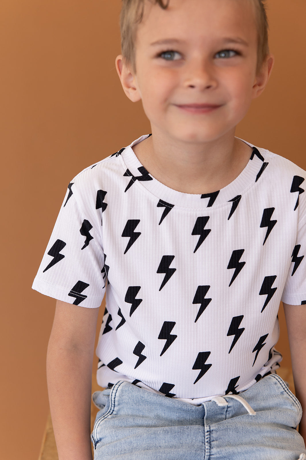 Bowie (ribbed) - Everyday Tee Blush Lotus