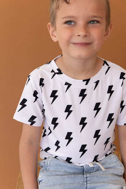 Bowie (ribbed) - Everyday Tee Blush Lotus