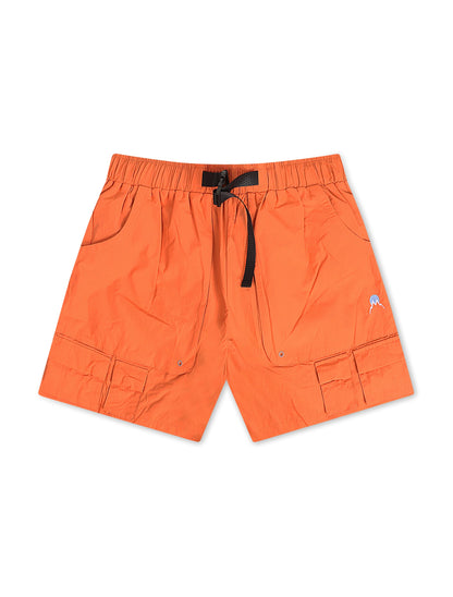 Memory Lane Vagabond Shorts - Orange Denim Exchange