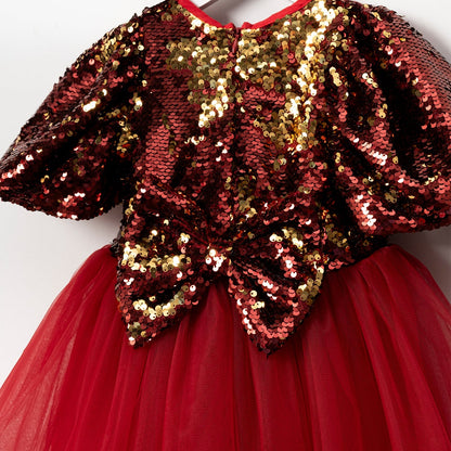 Scarlett Sequin Tulle Dress Honey and Hive