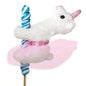 4" Alpaca on Candy Lollipop Purely Alpaca