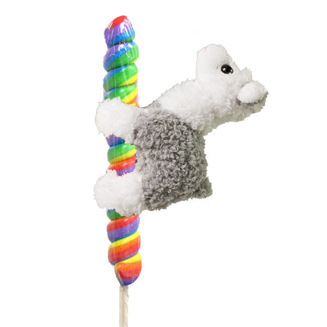 4" Alpaca on Candy Lollipop Purely Alpaca