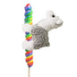 4" Alpaca on Candy Lollipop Purely Alpaca