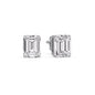Emerald Cut Diamond Stud Earrings Fascinating Diamonds