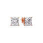 Princess Cut Diamond Stud Earring Fascinating Diamonds