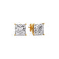 Princess Cut Diamond Stud Earring Fascinating Diamonds