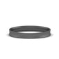 Comfort Fit Concave Mens Band Fascinating Diamonds