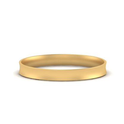 Comfort Fit Concave Mens Band Fascinating Diamonds