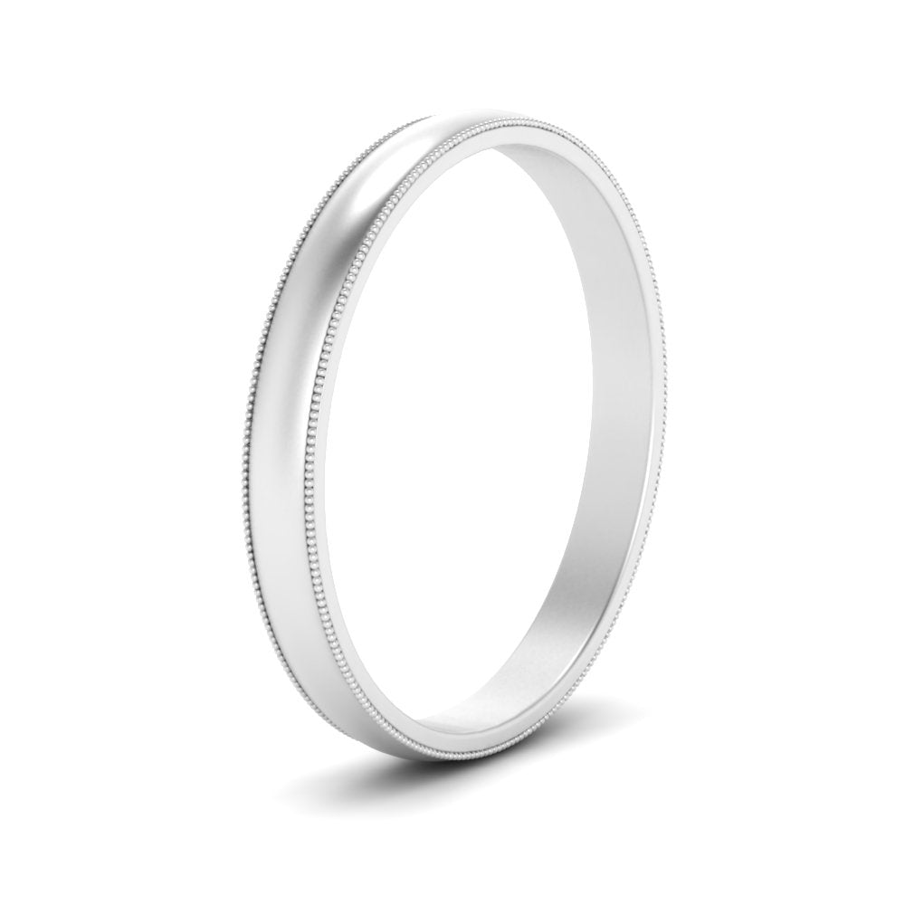 Milgrain Matte Finish Mens Band Fascinating Diamonds