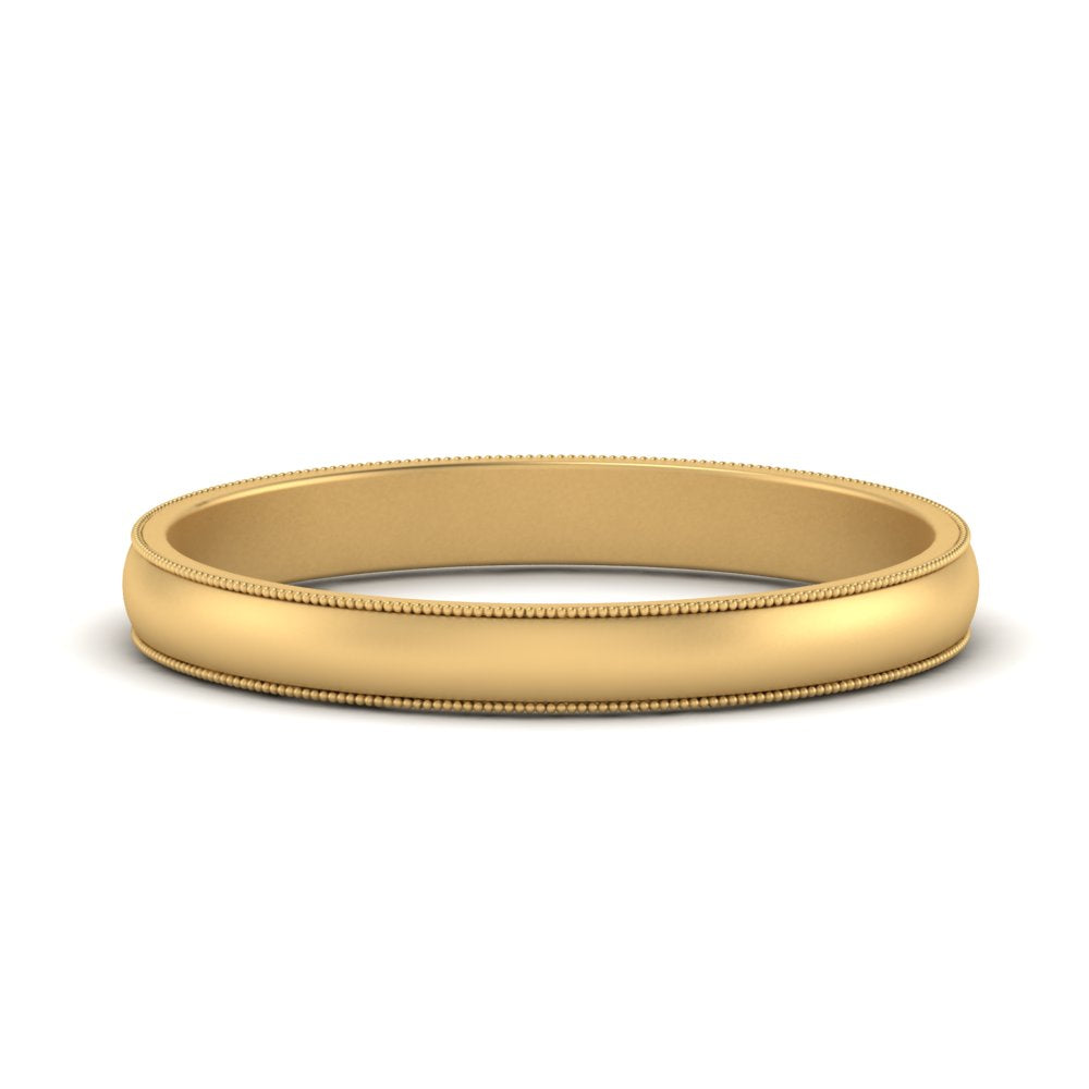 Milgrain Matte Finish Mens Band Fascinating Diamonds
