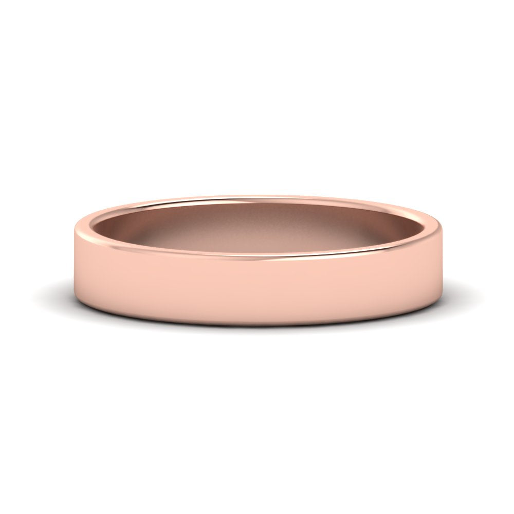 Unisex Classic Flat Cigar Band Fascinating Diamonds