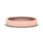 Unisex Classic Flat Cigar Band Fascinating Diamonds