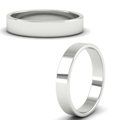 Unisex Classic Flat Cigar Band Fascinating Diamonds