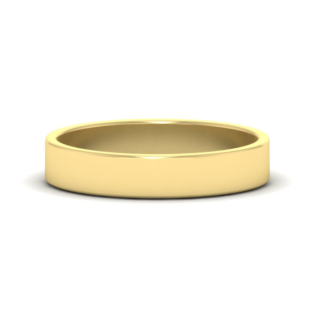 Unisex Classic Flat Cigar Band Fascinating Diamonds