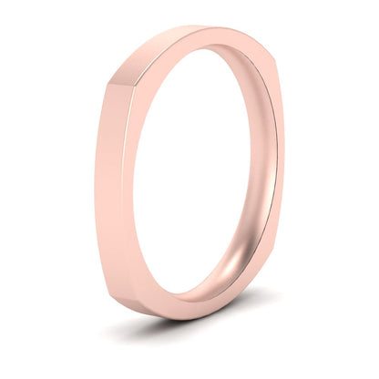 Square Comfort Fit Mens Wedding Band Fascinating Diamonds