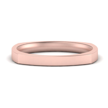Square Comfort Fit Mens Wedding Band Fascinating Diamonds
