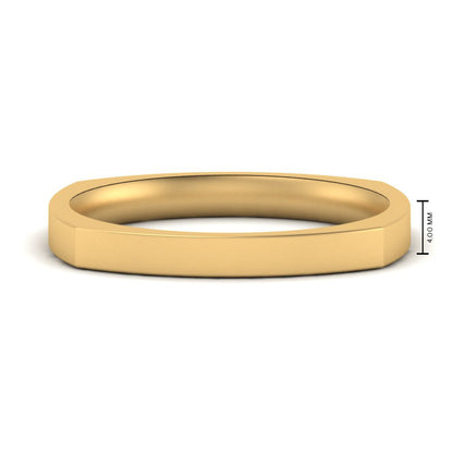 Square Comfort Fit Mens Wedding Band Fascinating Diamonds