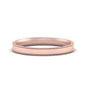 Stepped Edge Comfort Fit Flat Mens Band Fascinating Diamonds
