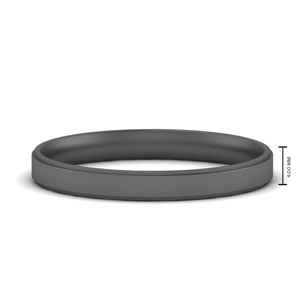 Steps Edge Comfort Fit Mens Band Fascinating Diamonds