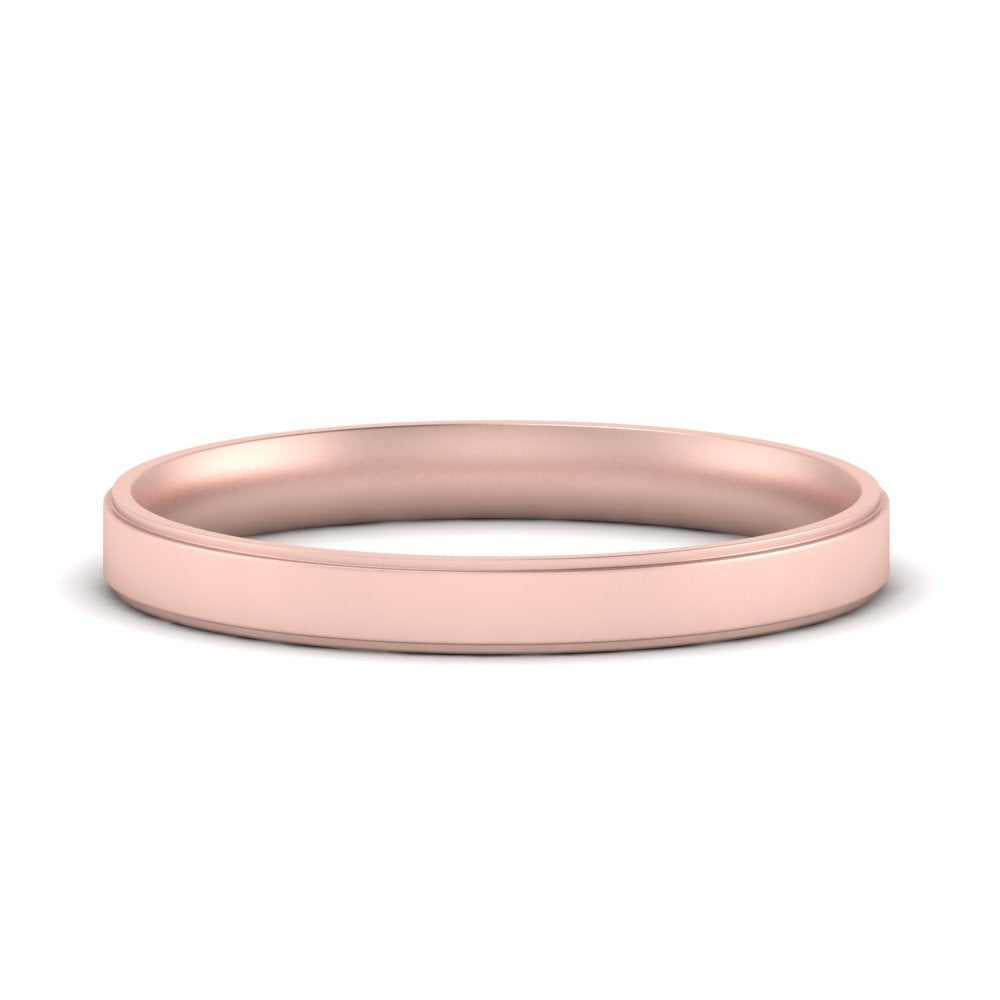 Steps Edge Comfort Fit Mens Band Fascinating Diamonds