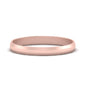 Wedding Band Beveled Edge Matte Fascinating Diamonds