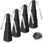4-Pack: Portable Table Top Fly Fan Fly Spinner with Holographic Blades