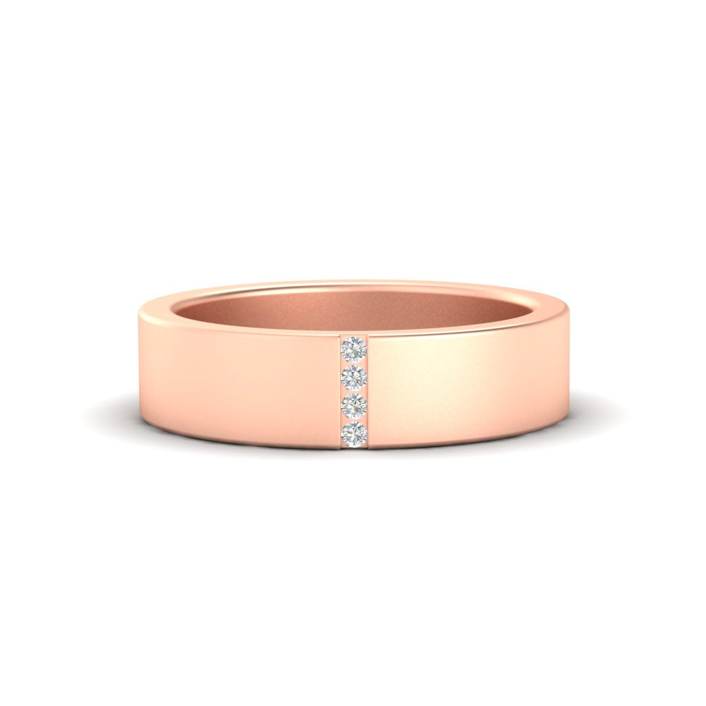 4 Stone Diamond Wedding Band Ring Fascinating Diamonds