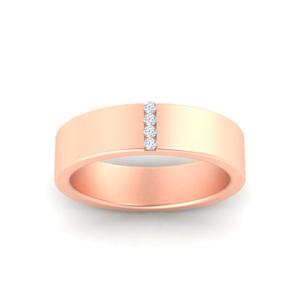 4 Stone Diamond Wedding Band Ring Fascinating Diamonds
