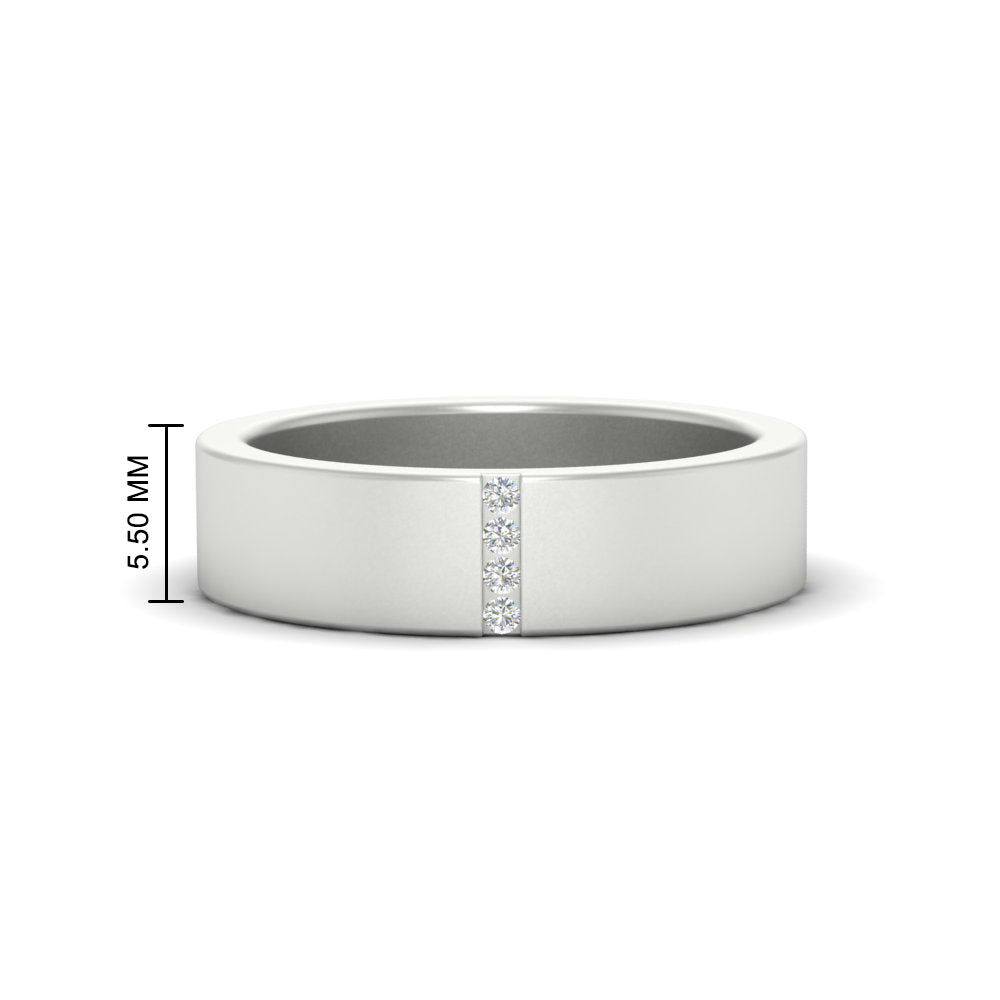 4 Stone Diamond Wedding Band Ring Fascinating Diamonds