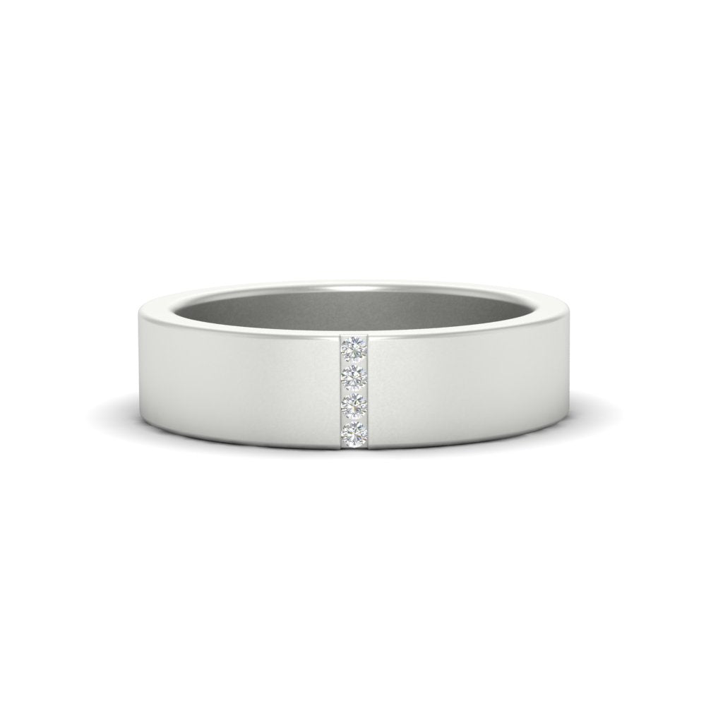 4 Stone Diamond Wedding Band Ring Fascinating Diamonds