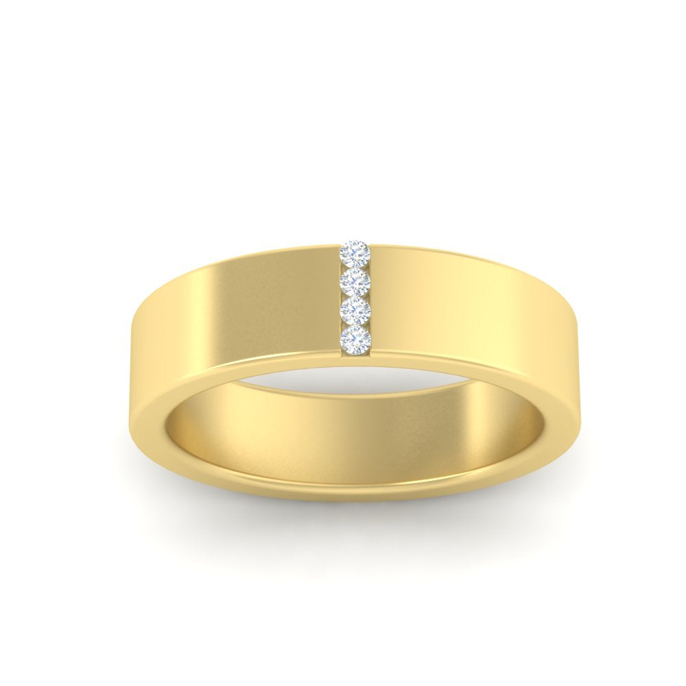 4 Stone Diamond Wedding Band Ring Fascinating Diamonds