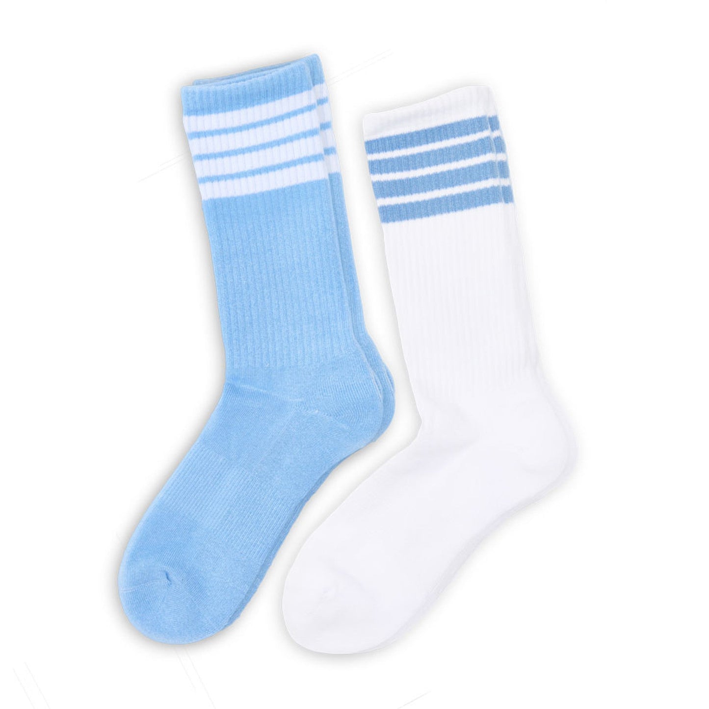 4 Stripe Casual Crew Socks 2-Pack DeadSoxy