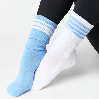4 Stripe Casual Crew Socks 2-Pack DeadSoxy