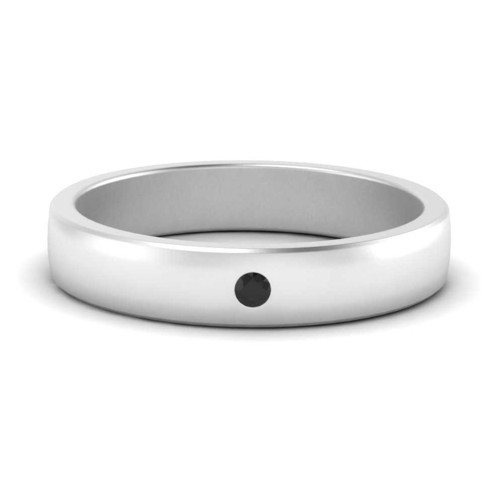 Round Diamond Classic Mens Band Fascinating Diamonds